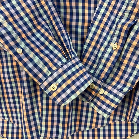 Brooks Brothers Regent The Original Polo Shirt Men's Size L Long Sleeve Plaid - Picture 8 of 10
